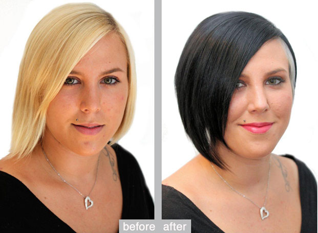 Vorher Nachher – New cut and color look
